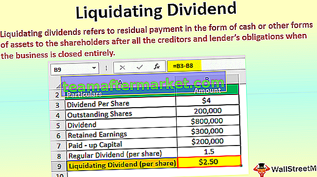 Liquidazione del dividendo
