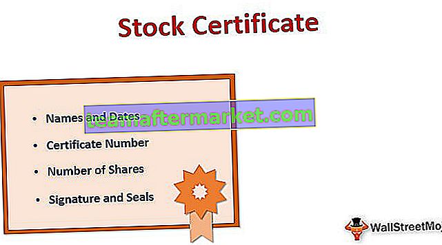 Certificat de stock