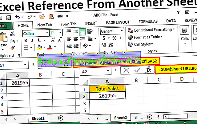 Riferimento di Excel a un altro foglio