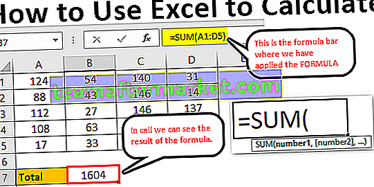 Excel como calculadora