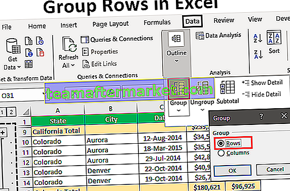 Bagaimana Mengumpulkan Baris di Excel?