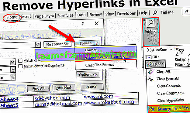 Hapus Hyperlink di Excel