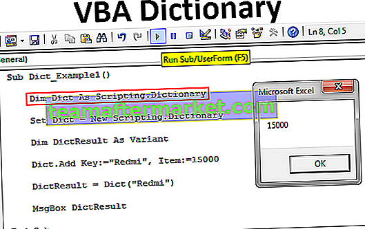 Dictionnaire VBA