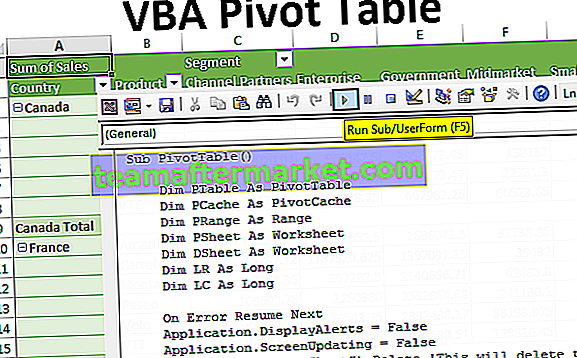 VBA-Pivot-Tabelle