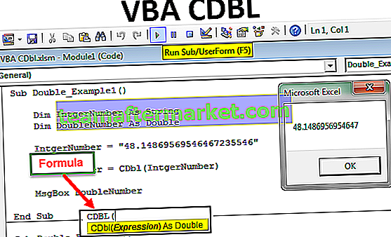 VBA CDBL-Funktion