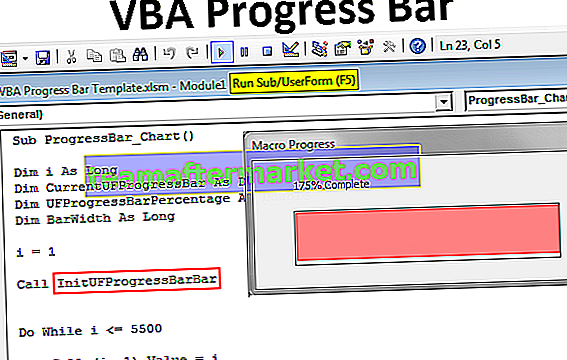 Barre de progression VBA