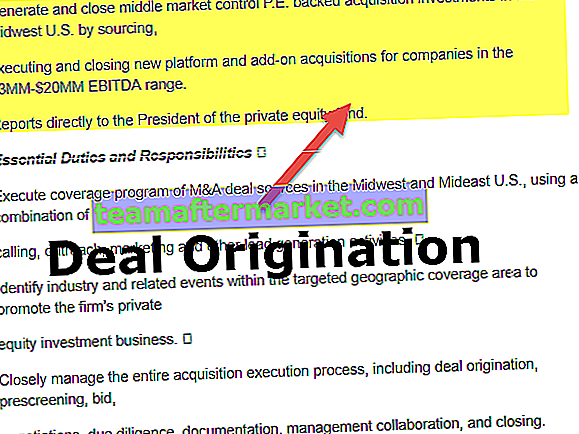Deal Origination (Sourcing)